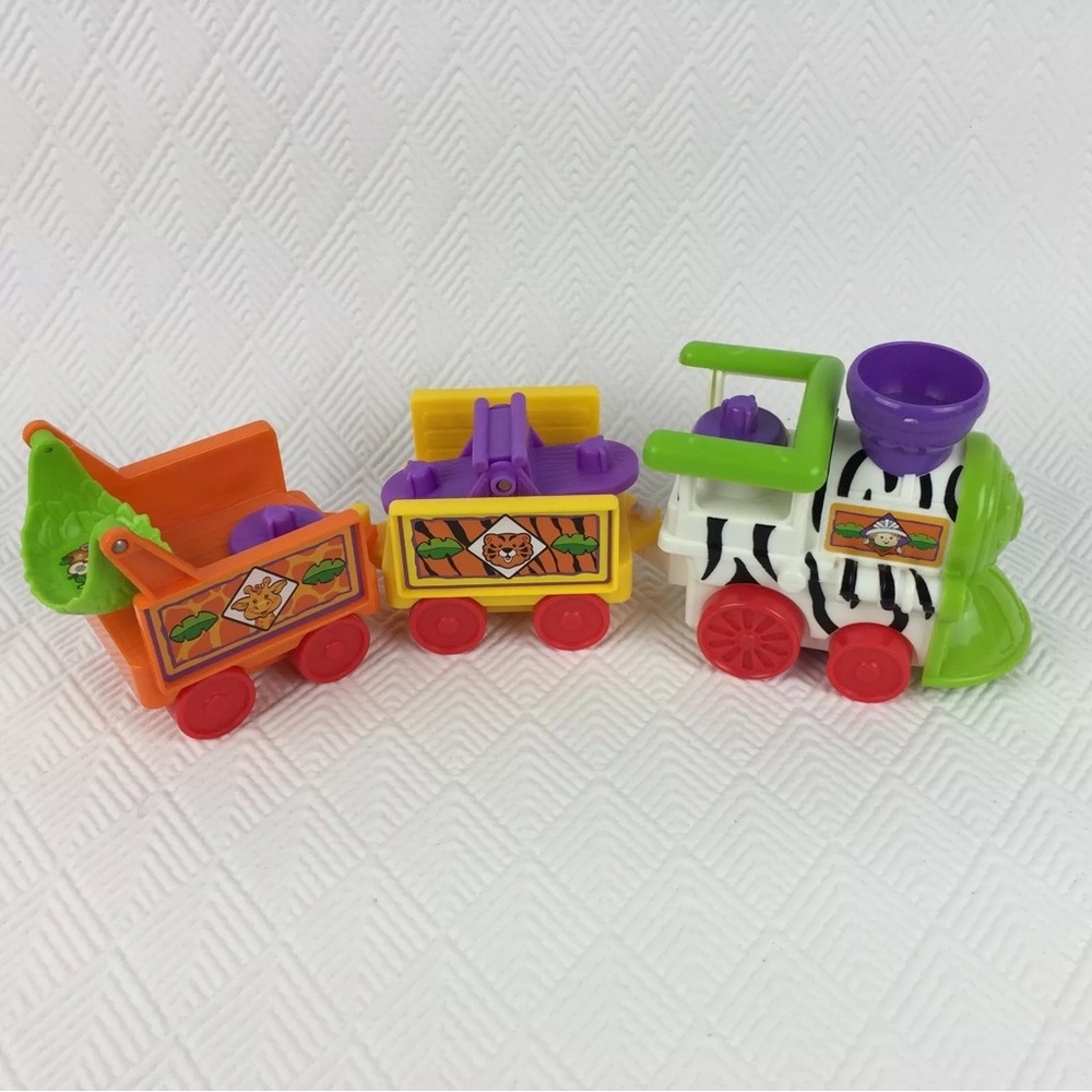 Fisher Price Little People Musical Circus Zoo 3pc Train Only